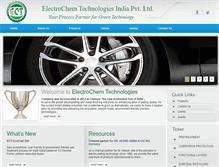 Tablet Screenshot of electrochemtechnologies.com